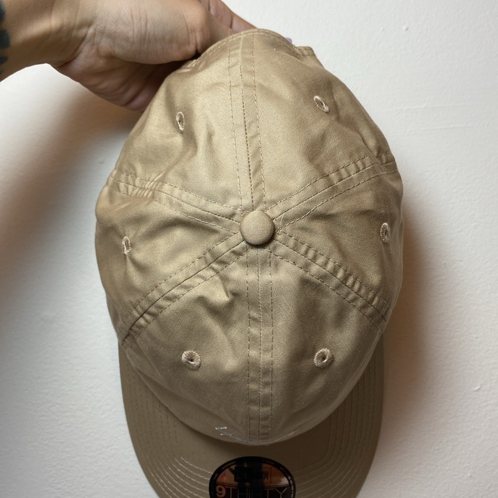 Yohji Yamamoto x New Era NEW Ecopet 9Thirty Mini Logo Embroidered Cap Hat Beige - Picture 10 of 15